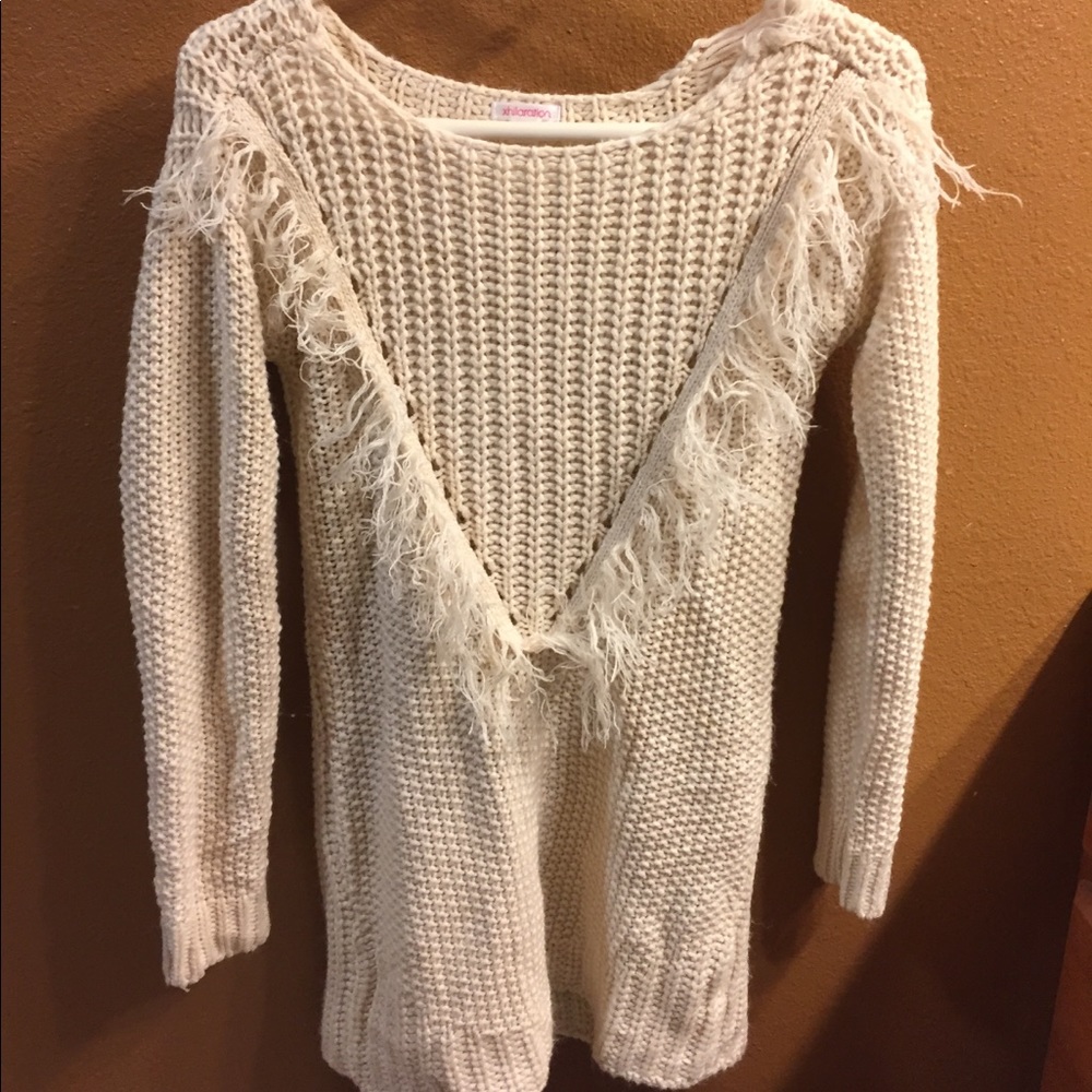 Beautiful Beige Sweater Dress